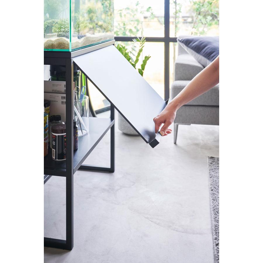 水槽台 nooks ヌークス 水槽ラック 大型水槽用 水槽棚 水槽スタンド 山崎実業 正規品 ブラック | 山崎実業 | 04