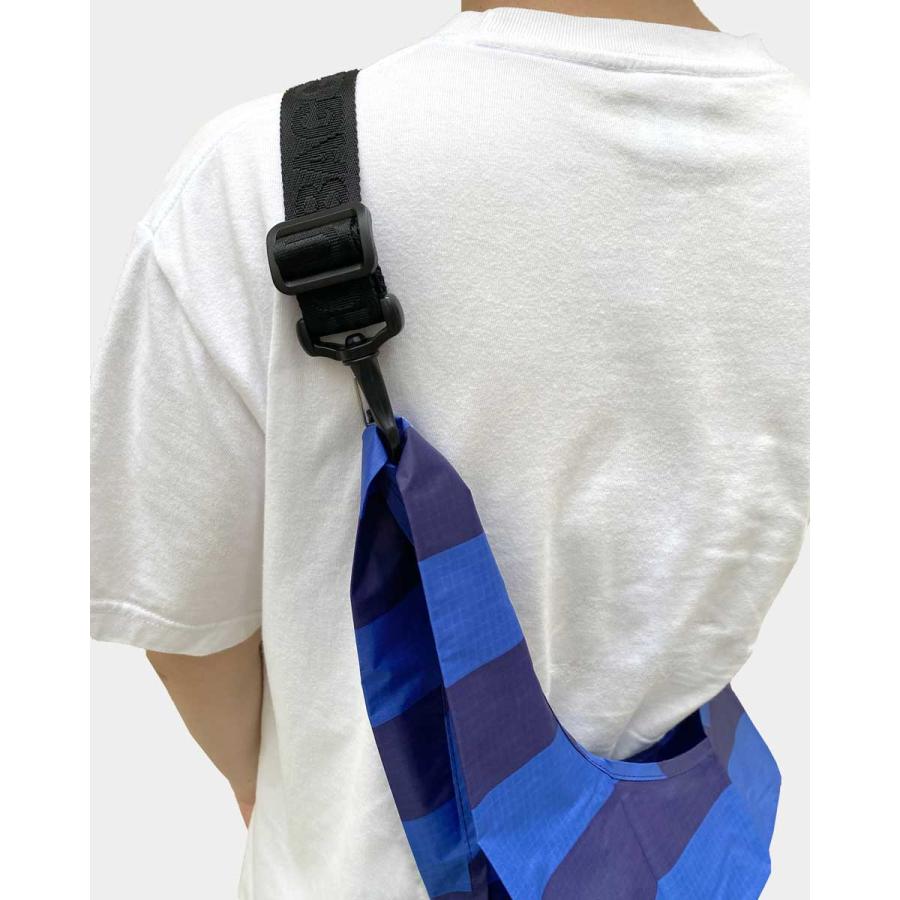 ショルダーストラップ BAGGU バグゥ エコバッグ用ストラップ ショルダーストラップ 肩掛け 斜め掛け バッグ かばん バグー 正規品 ブラック x ホワイトロゴ | BAGGU | 04
