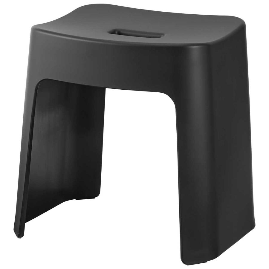 バスチェア tower タワー 洗いやすいマグネット風呂イス SH32 マグネット収納 浮かせて収納 衛生的 清潔 風呂イス 風呂椅子 山崎実業 正規品 ブラック | tower | 01