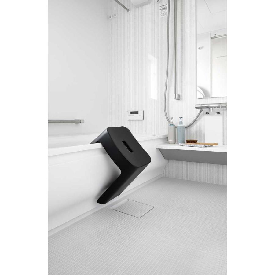 バスチェア tower タワー 洗いやすいマグネット風呂イス SH32 マグネット収納 浮かせて収納 衛生的 清潔 風呂イス 風呂椅子 山崎実業 正規品 ブラック | tower | 05