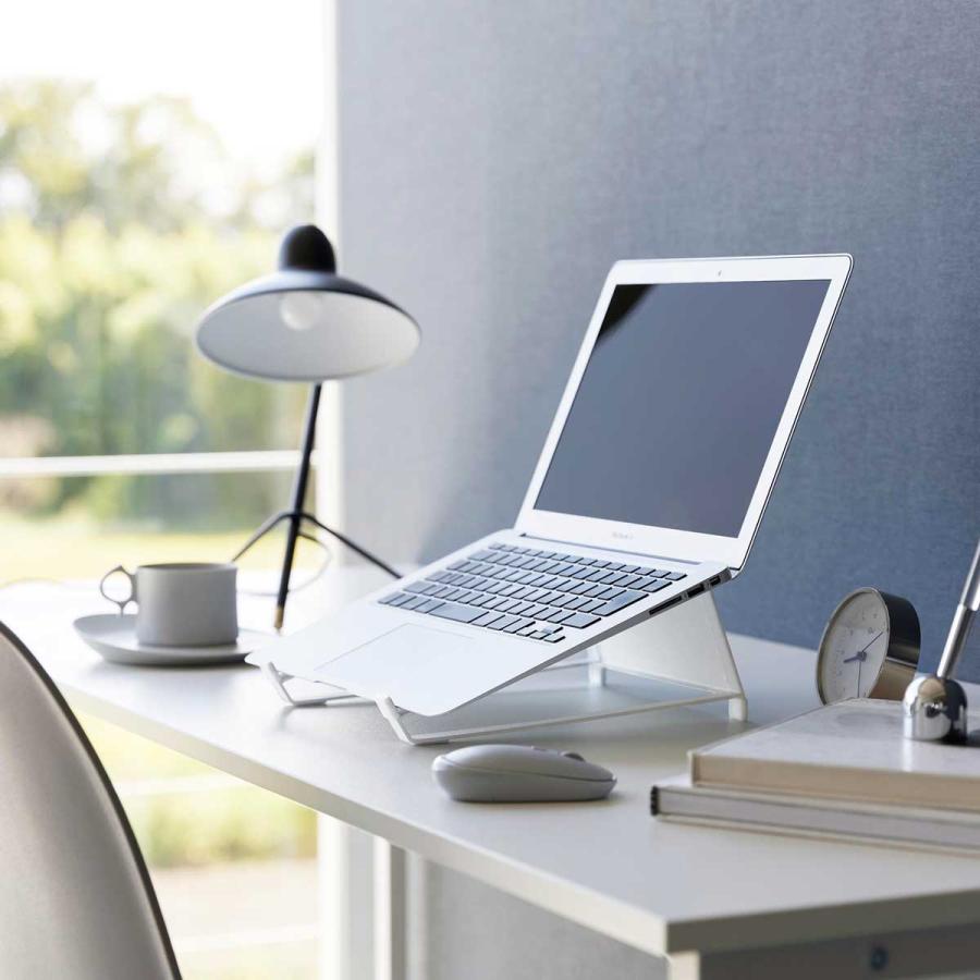 ノートパソコンスタンド tower タワー ツーウェイノートパソコン＆タブレットスタンド 2way タブレットスタンド 斜め置き PCスタンド 山崎実業 正規品 ホワイト | tower