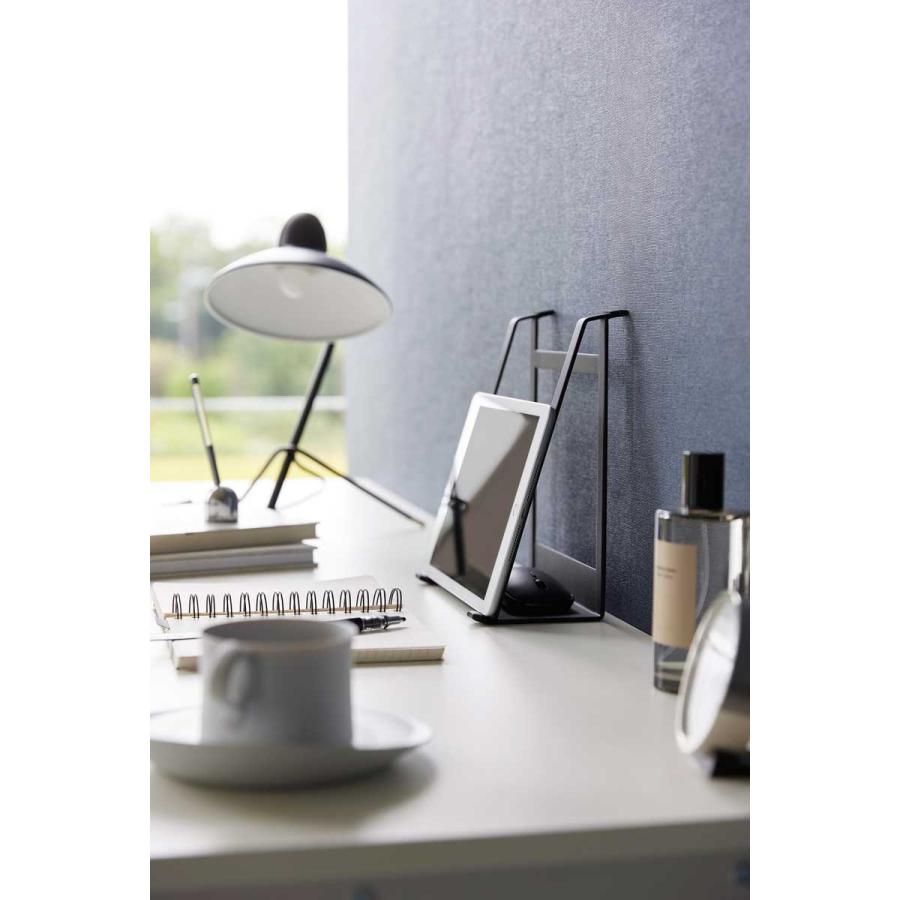 ノートパソコンスタンド tower タワー ツーウェイノートパソコン＆タブレットスタンド 2way タブレットスタンド 斜め置き PCスタンド 山崎実業 正規品 ブラック | tower | 03