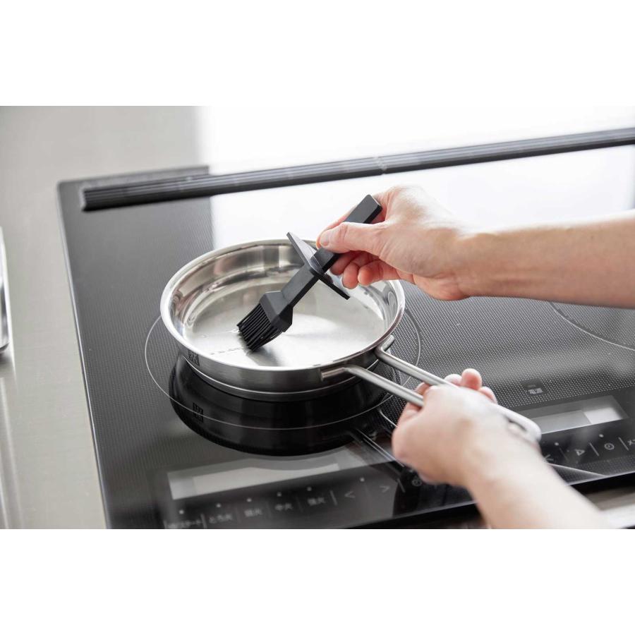 油引き tower タワー マグネット油引き マグネット収納 オイルブラシ 油ひき オイルポット 山崎実業 正規品 ブラック | tower | 05