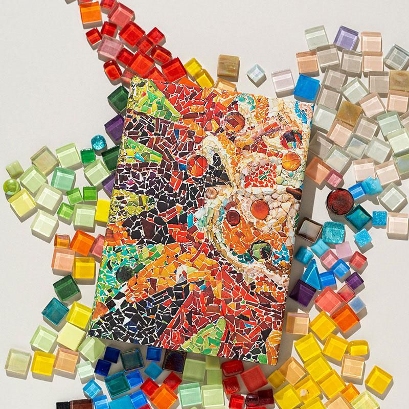 ノートブック paperblanks ペーパーブランクス MIDI ハードカバー 罫線 イギリス 英国 取扱店 芸術 アート 高級ノート 正規品 ガウディの太陽 | paperblanks | 01