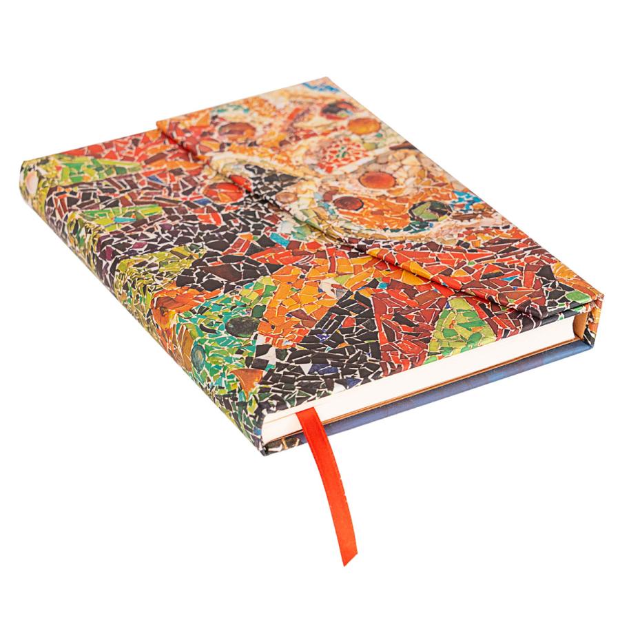 ノートブック paperblanks ペーパーブランクス MIDI ハードカバー 罫線 イギリス 英国 取扱店 芸術 アート 高級ノート 正規品 ガウディの太陽 | paperblanks | 02