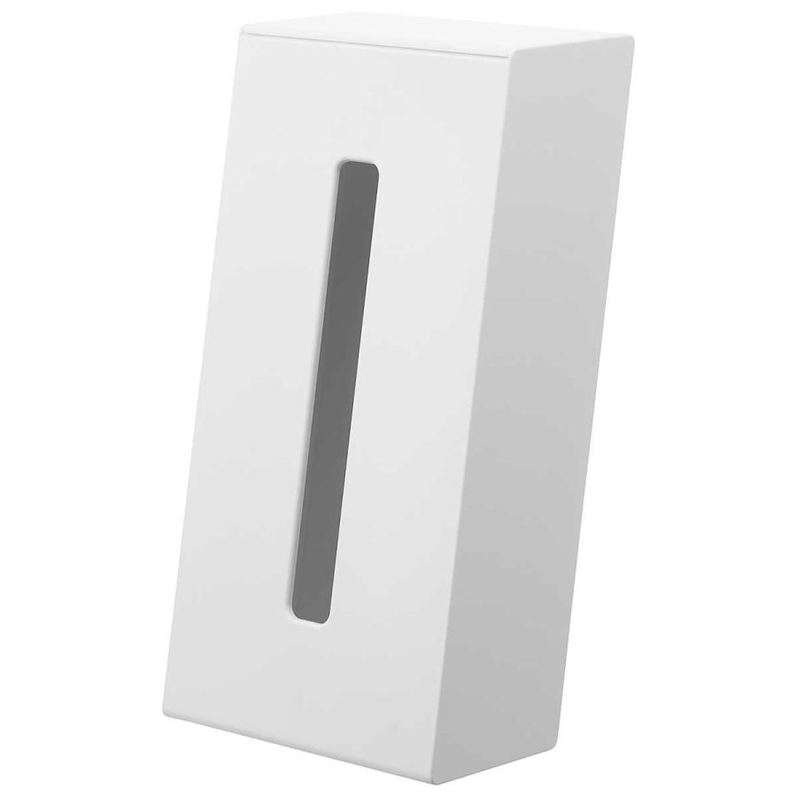 ティッシュケース tower タワー ツーウェイティッシュスタンド ティッシュスタンド 縦置き 横置き 縦型 スタンド 山崎実業 1664 ホワイト | tower | 01