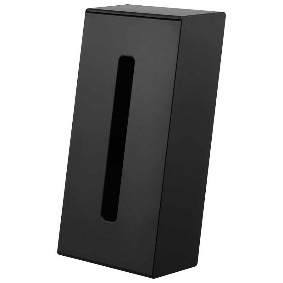 ティッシュケース tower タワー ツーウェイティッシュスタンド ティッシュスタンド 縦置き 横置き 縦型 スタンド 山崎実業 1665 ブラック | tower | 01