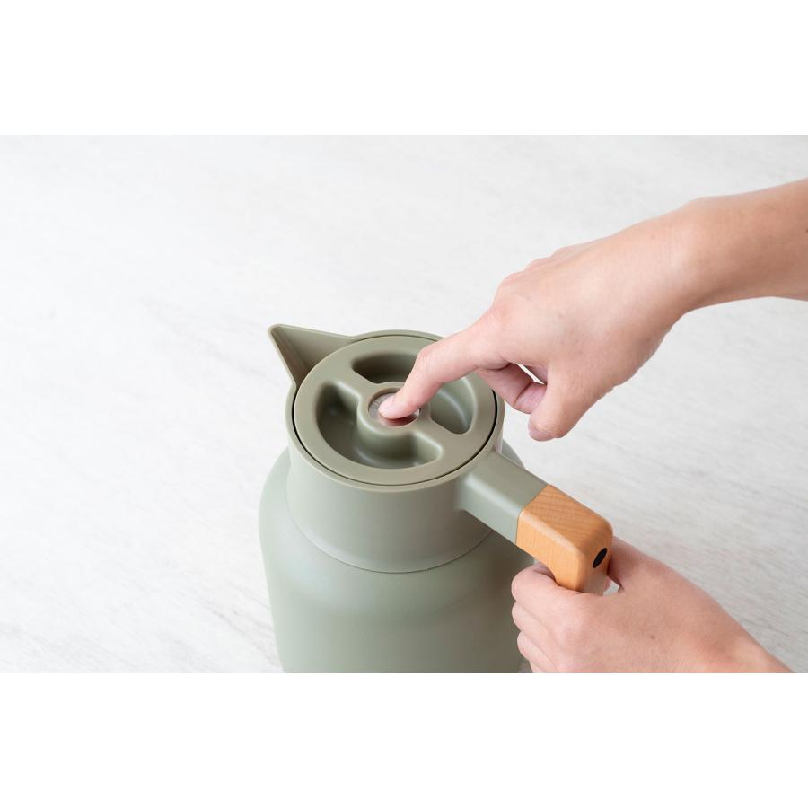 魔法瓶 正規品 Rivers リバーズ サーモジャグ キート 1600ml ポット THERMO JUG KEAT 1600 ブラック |  | 05