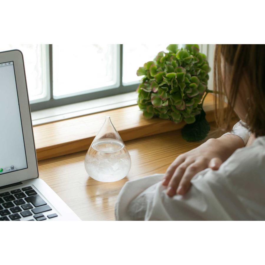 ストームグラス 100percent TEMPO DROP mini 天候予測器 海底二万マイル オブジェ ギフト 100％ 100パーセント ミッドナイトブルー | 100percent | 02