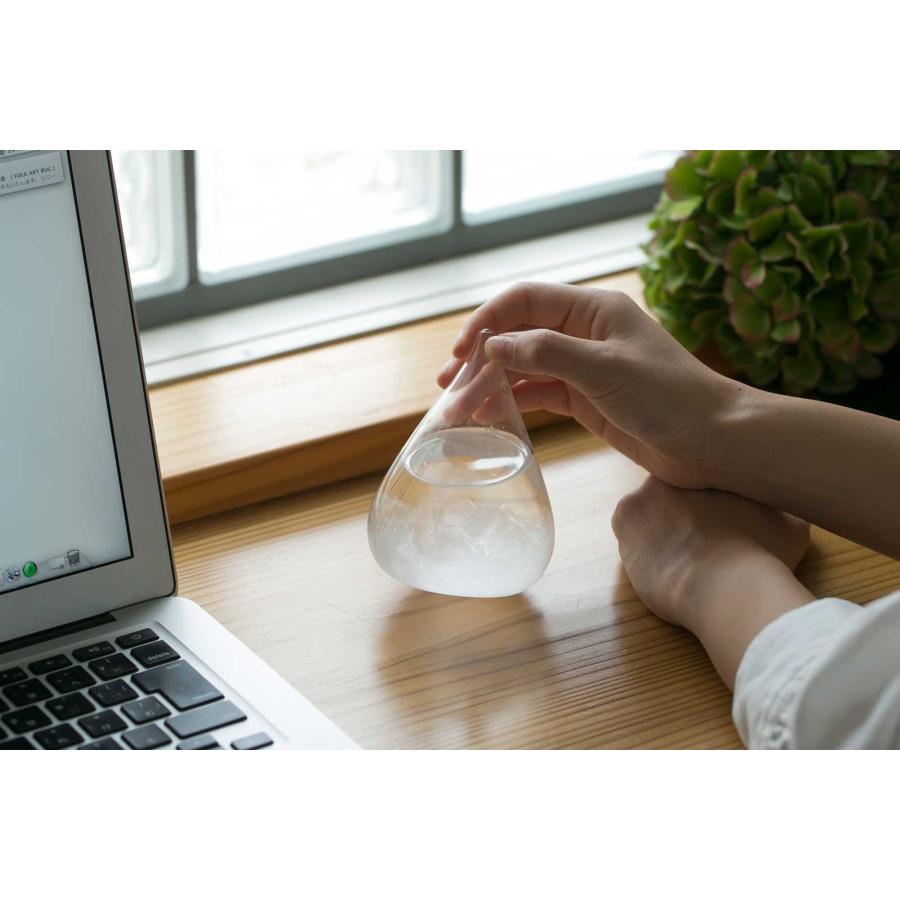 ストームグラス 100percent TEMPO DROP mini 天候予測器 海底二万マイル オブジェ ギフト 100％ 100パーセント ミッドナイトブルー | 100percent | 03