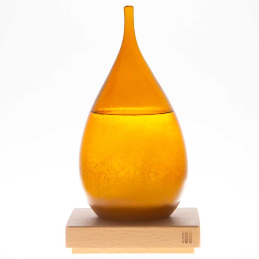 ストームグラス 100percent TEMPO DROP 天候予測器 海底二万マイル オブジェ ギフト 100％ 100パーセント ロマンティック アンバー | 100percent