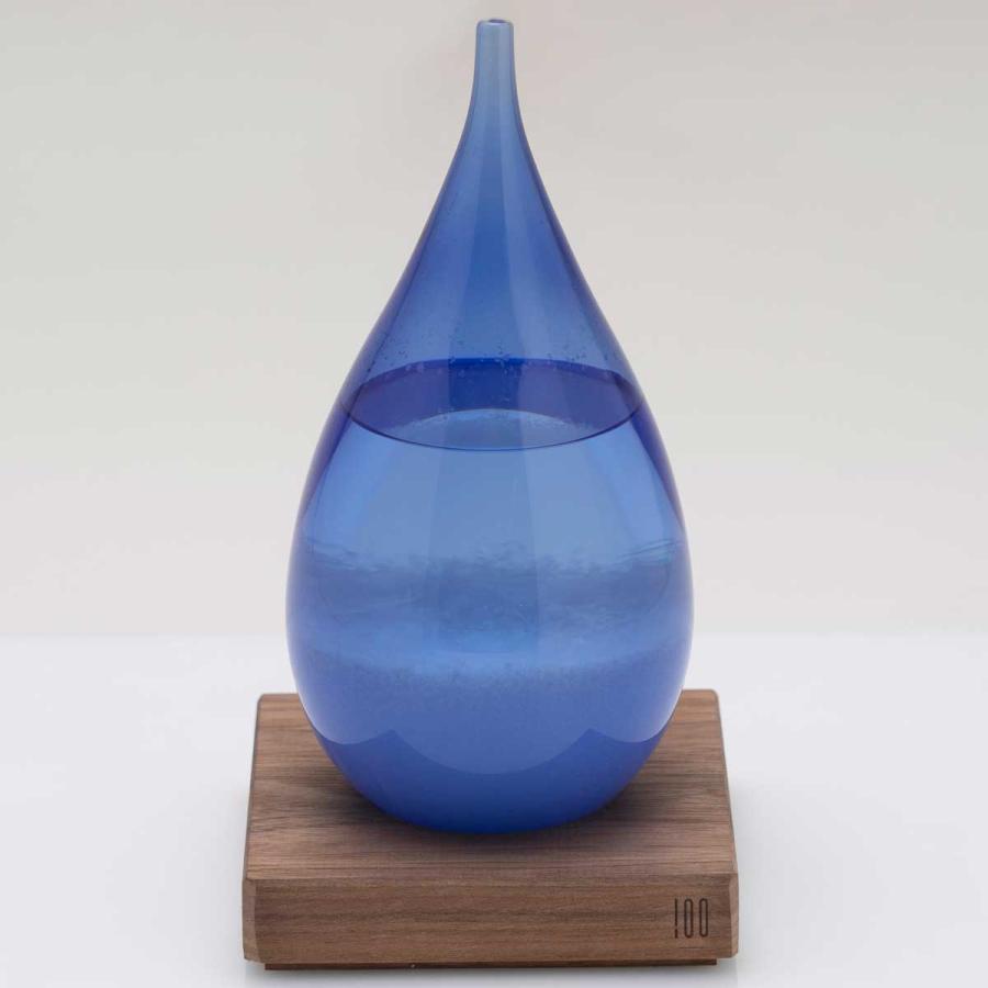 ストームグラス 100percent TEMPO DROP 天候予測器 海底二万マイル オブジェ ギフト 100％ 100パーセント ミッドナイトブルー | 100percent