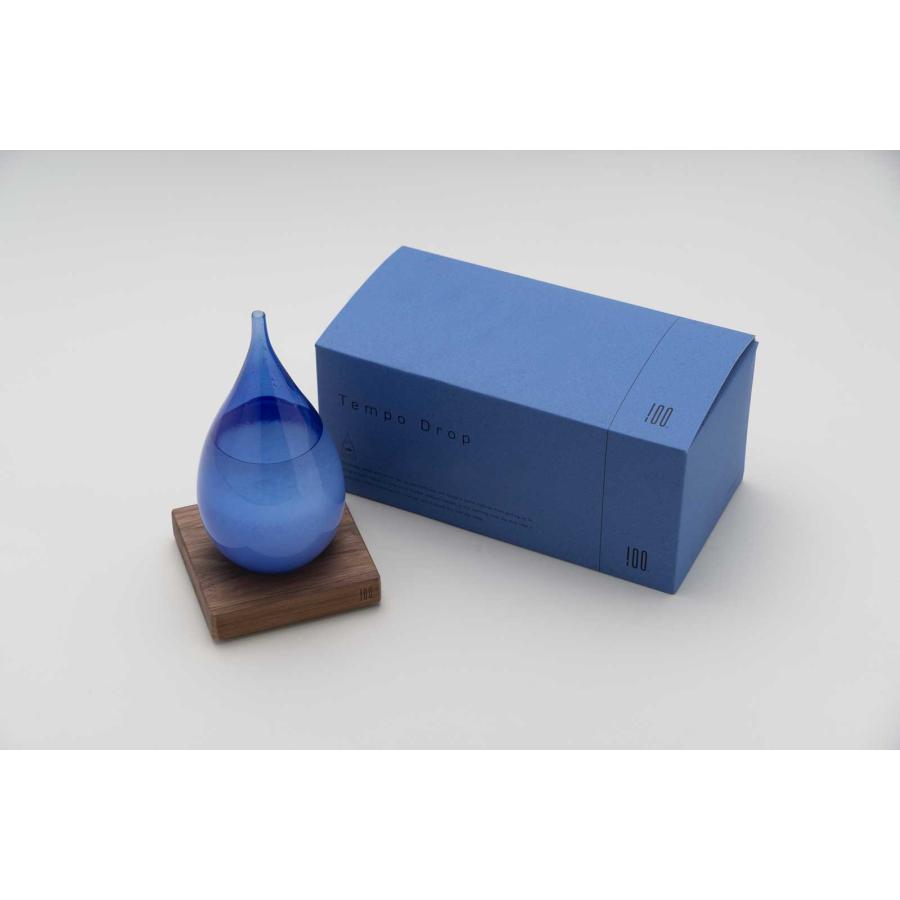 ストームグラス 100percent TEMPO DROP 天候予測器 海底二万マイル オブジェ ギフト 100％ 100パーセント ミッドナイトブルー | 100percent | 02