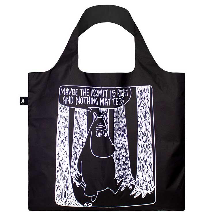 エコバッグ LOQI 正規品 MOOMIN Recycled Bag MOOMIN ムーミン 大容量 ブランド 折りたたみ ローキー COMIC ADVENTURES コミック アドベンチャーズ | 