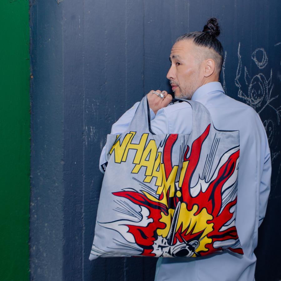 エコバッグ LOQI 正規品 Recycled Bag 撥水加工 大容量 折りたたみ ローキー MUSEUM Collection ロイ・リキテンスタイン |  | 04