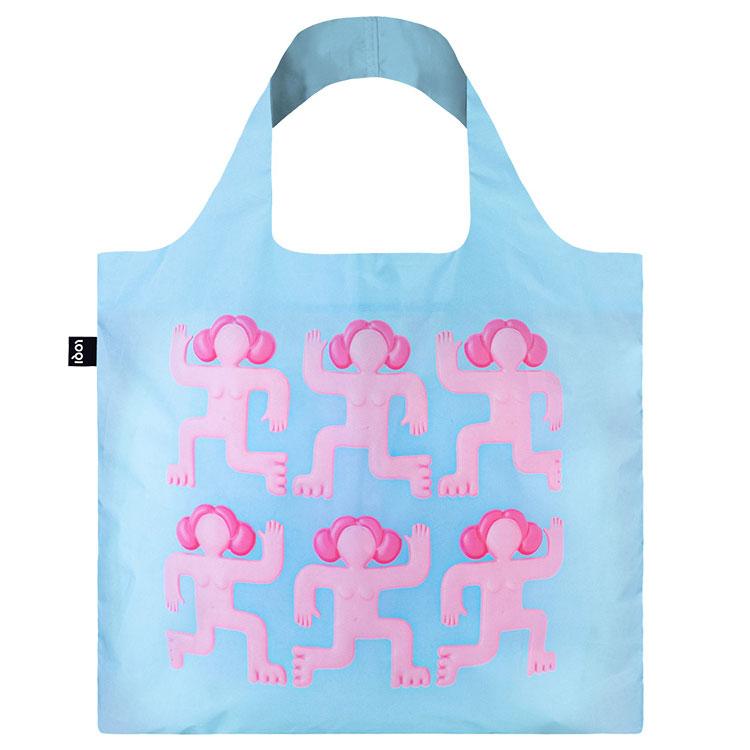 折りたたみトート エコバッグ LOQI Recycled Bag 撥水加工 ローキー ARTIST Collection designboom ルル・ジョアオ / ベイス | LOQI