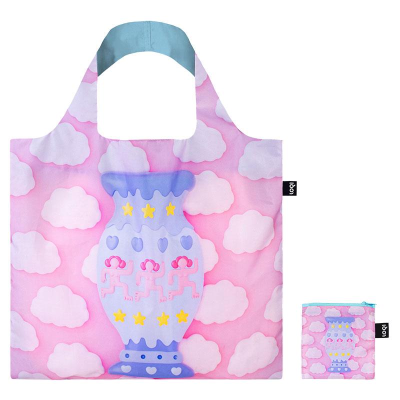 折りたたみトート エコバッグ LOQI Recycled Bag 撥水加工 ローキー ARTIST Collection designboom ルル・ジョアオ / ベイス | LOQI | 02