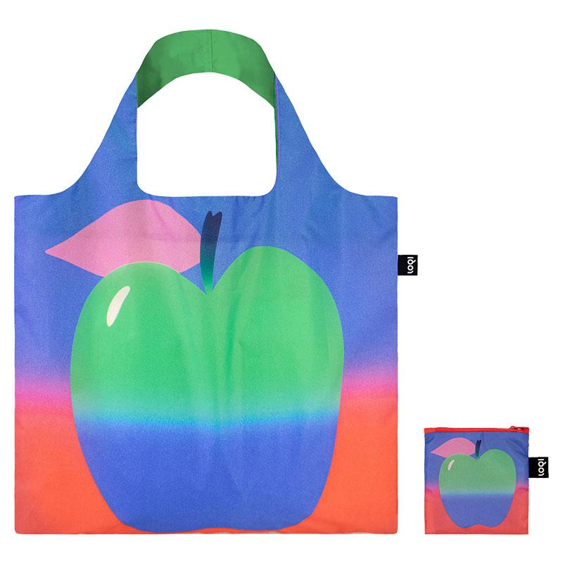 折りたたみトート エコバッグ LOQI Recycled Bag 撥水加工 ローキー ARTIST Collection designboom アナ・ポぺスク / アップル | LOQI | 02