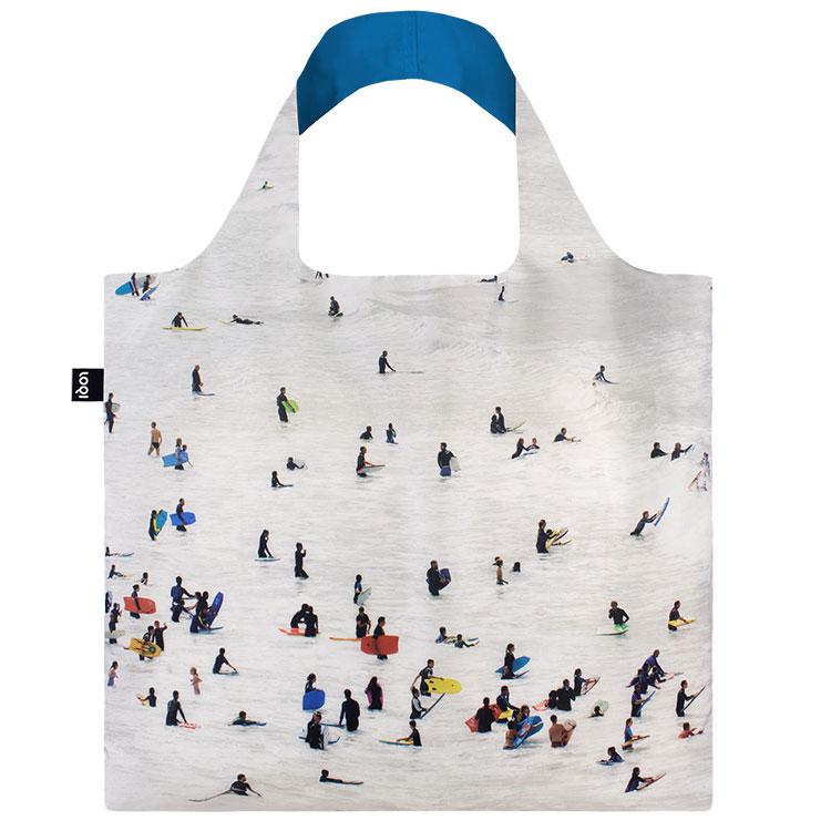 折りたたみトート エコバッグ LOQI 正規品 Recycled Bag 撥水加工 ローキー マグナム・フォト マーティン・パー / コーンウォール イングランド | LOQI