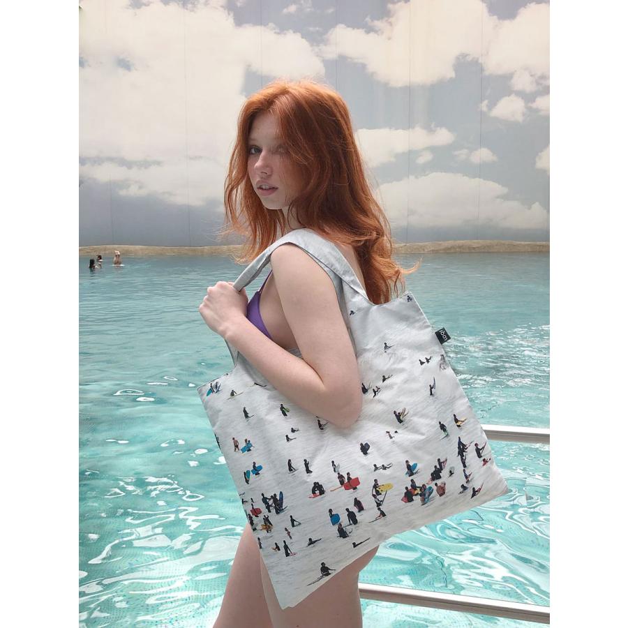 折りたたみトート エコバッグ LOQI 正規品 Recycled Bag 撥水加工 ローキー マグナム・フォト マーティン・パー / コーンウォール イングランド | LOQI | 02