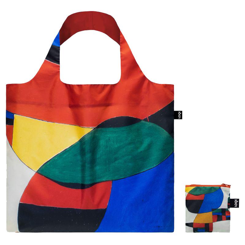 エコバッグ LOQI 正規品 Recycled Bag ローキー MUSEUM Collection JOAN MIRO/Woman, Bird and Star ジョアン・ミロ/ウーマン、バード アンド スター |  | 02