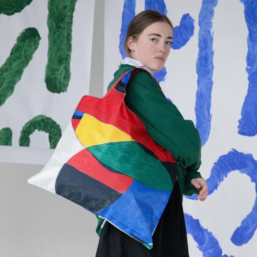 エコバッグ LOQI 正規品 Recycled Bag ローキー MUSEUM Collection JOAN MIRO/Woman, Bird and Star ジョアン・ミロ/ウーマン、バード アンド スター |  | 03