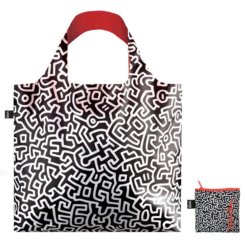 エコバッグ LOQI 正規品 Recycled Bag ローキー MUSEUM Collection KEITH HARING/Untitled キース・へリング/アンタイトル |  | 01