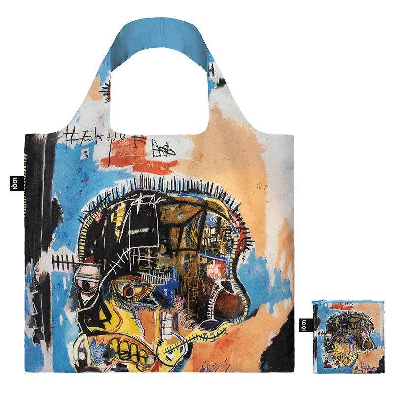 エコバッグ LOQI Recycled Bag ローキー MUSEUM Collection Basquiat/Untitled ジャン-ミッシェル・バスキア/アンタイトル（スカル） |  | 01
