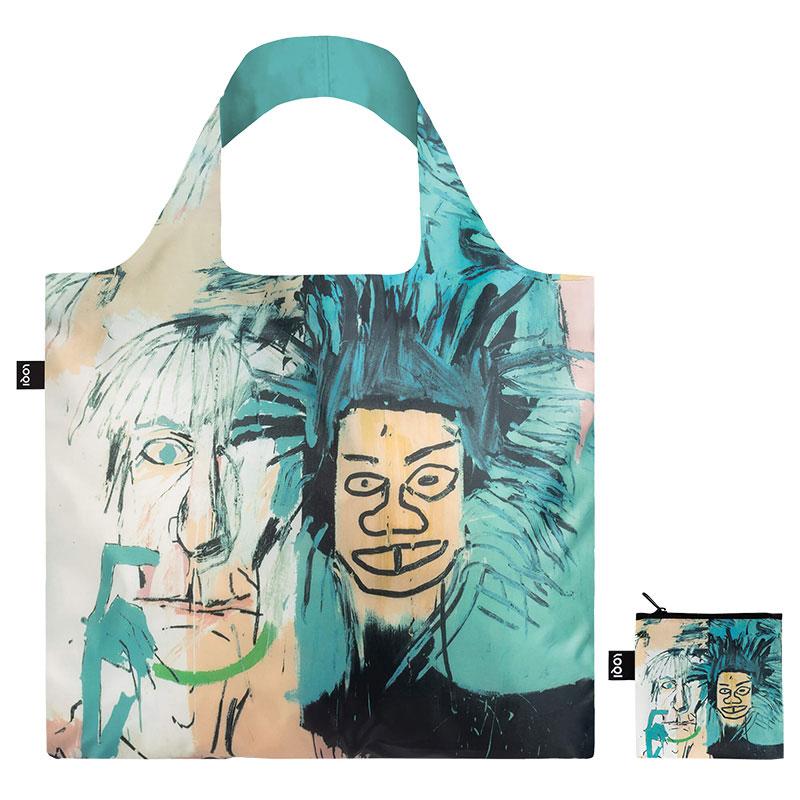 エコバッグ LOQI Recycled Bag ローキー MUSEUM Collection Basquiat/Dos Cabezas,1982 ジャン-ミッシェル・バスキア/ドス カベッサス（ウォーホール） |  | 01