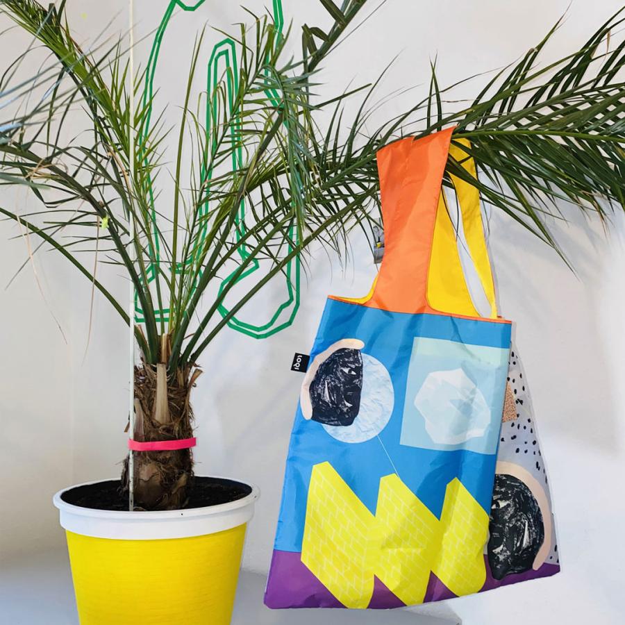 エコバッグ LOQI 正規品 Recycled Bag ローキー ARTISTS Collection RUOHAN WANG/Parallel World ローハン・ワン/パラレルワールド |  | 03