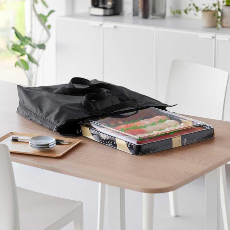 エコバッグ tower タワー 洗える持ち帰り寿司・ピザが入るレジかごバッグ 洗濯可 レジかご 幅広 ワイド 大容量 折りたたみ 山崎実業 正規品 2126 ブラック | tower