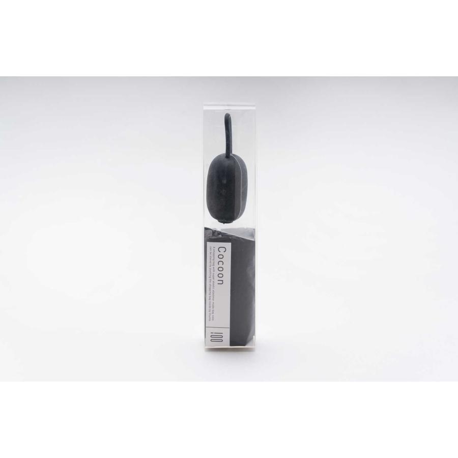 エコバッグ 100percent COCOON - Regular 専用樹脂ケース付き 超軽量 日本製 折りたたみ 100％ 100パーセント ブラック | 100percent | 02