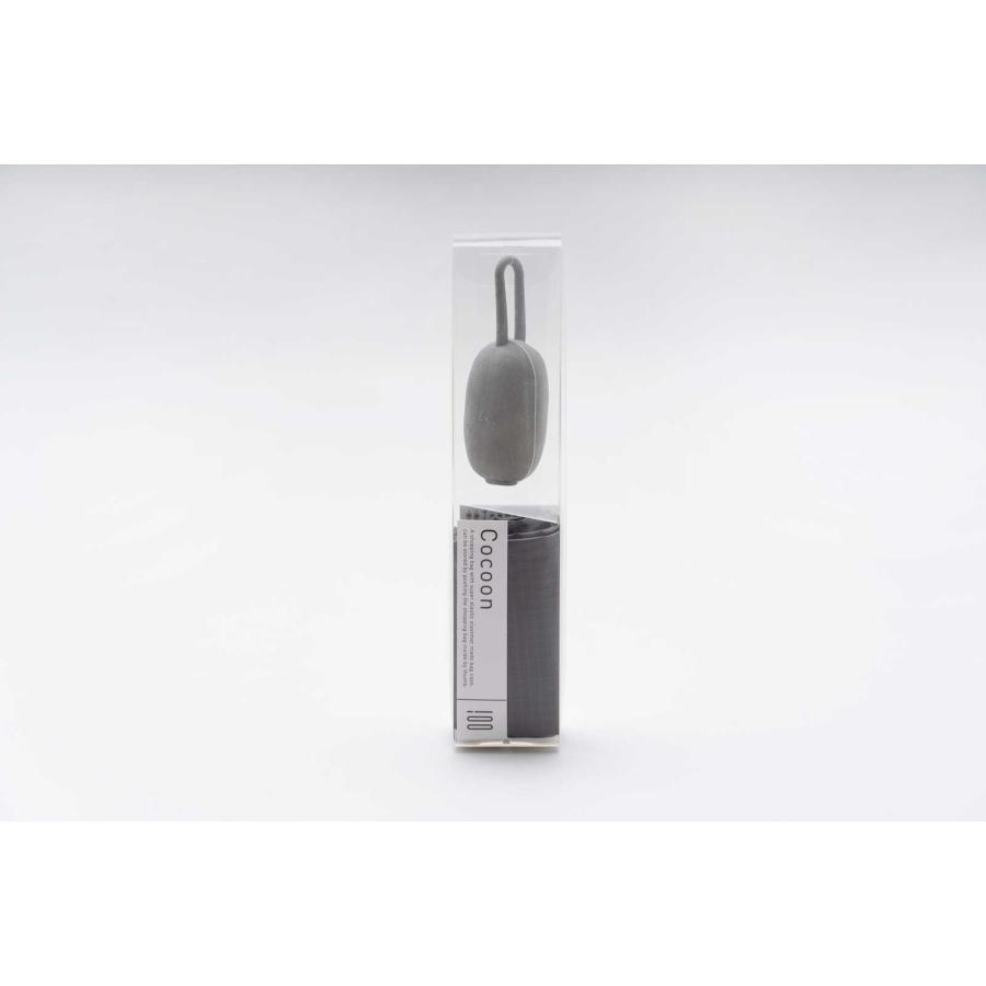 エコバッグ 100percent COCOON - Regular 専用樹脂ケース付き 超軽量 日本製 折りたたみ 100％ 100パーセント グレー | 100percent | 02