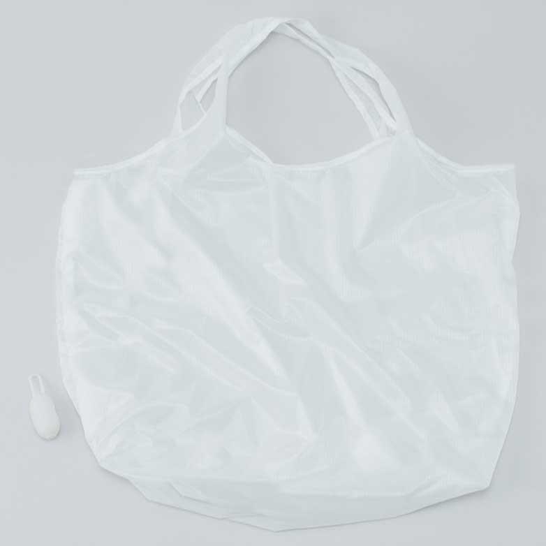 エコバッグ 100percent COCOON - Large 専用樹脂ケース付き 超軽量 日本製 折りたたみ 100％ 100パーセント ホワイト | 100percent