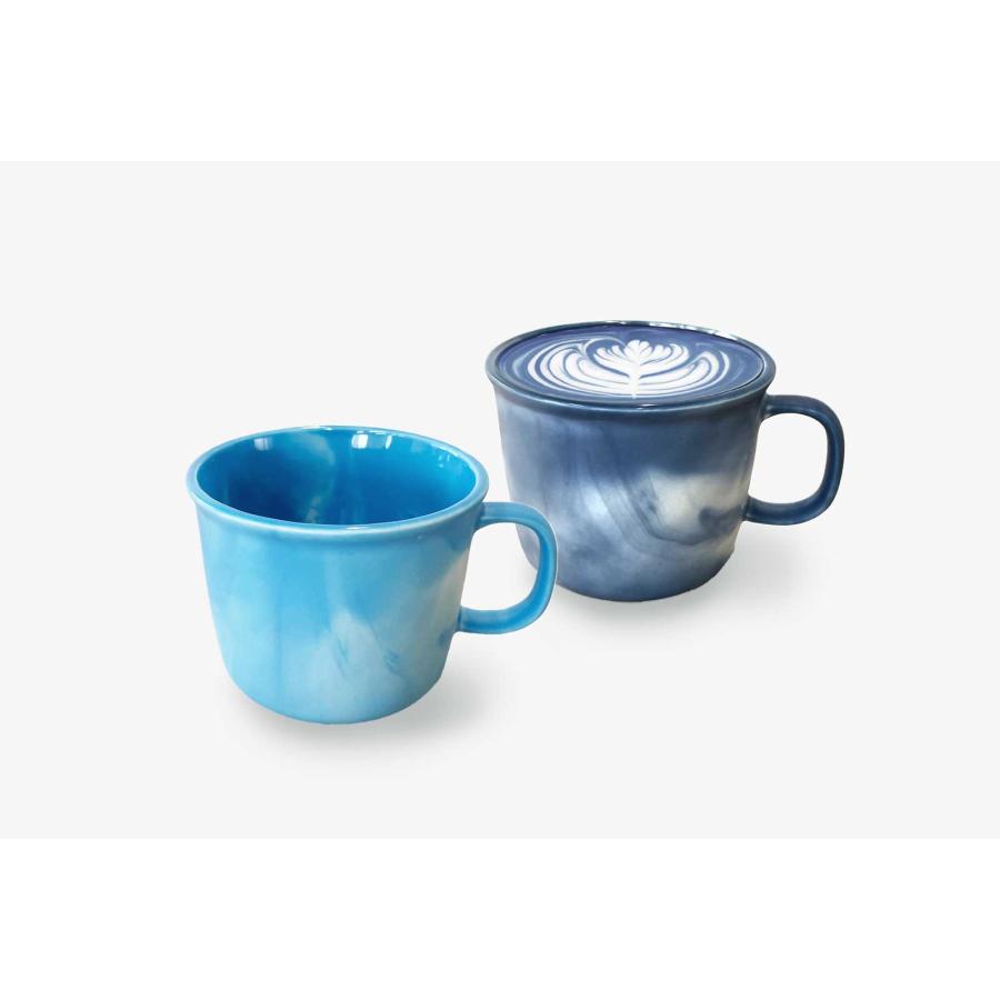 マグカップ 100percent MOIS CUP - Latte マーブル調 ギフト コーヒーカップ 100％ 100パーセント Butterfly Pea Latte バタフライピーラテ | 100percent | 05