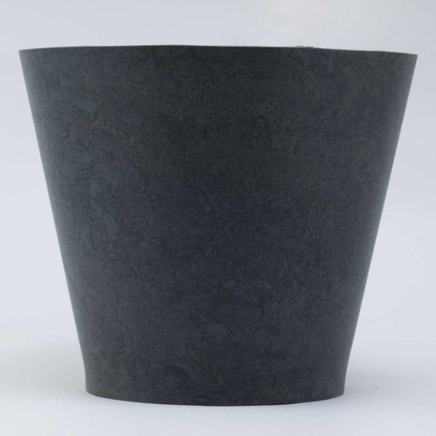 鉢カバー 100percent EARTH POT - Linoleum - M サステナブル 観葉植物 多肉植物 100％ 100パーセント ダークグレー | 100percent