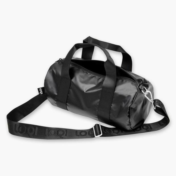ショルダーバッグ LOQI 正規品 Small Weekender 撥水加工 ポーチバッグ ドラムバッグ ボストンバッグ ローキー METALLIC Collection メタリックブラック |  | 02