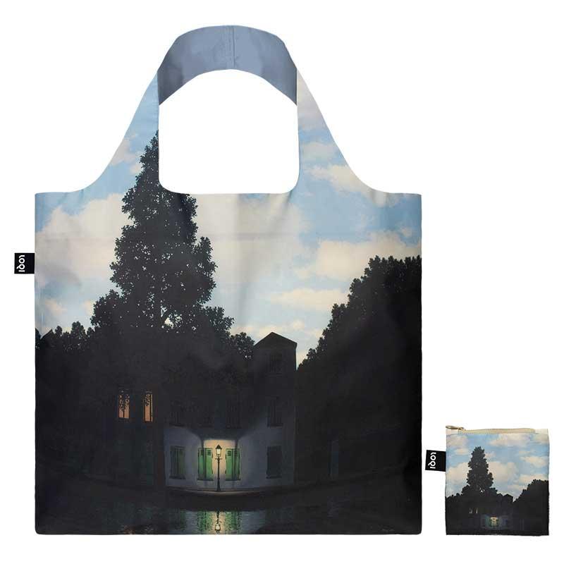 折りたたみトート エコバッグ LOQI 正規品 Recycled Bag 撥水加工 大きめ ローキー 絵画 MUSEUM Collection ルネ・マグリット/光の帝国 |  | 01
