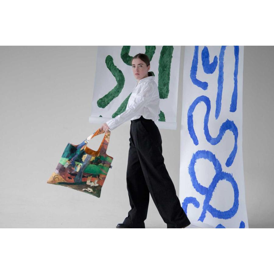 折りたたみトート エコバッグ LOQI 正規品 Recycled Bag 撥水加工 大きめ ローキー 絵画 MUSEUM Collection ポール・ゴーギャン/マタ ムア |  | 02