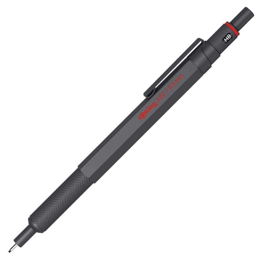 シャーペン rOtring ロットリング 600 メカニカルペンシル 0.5mm メタルボディ 高級筆記具 文具 シャープペン シャープペンシル rotring ダークストーン | ロットリング