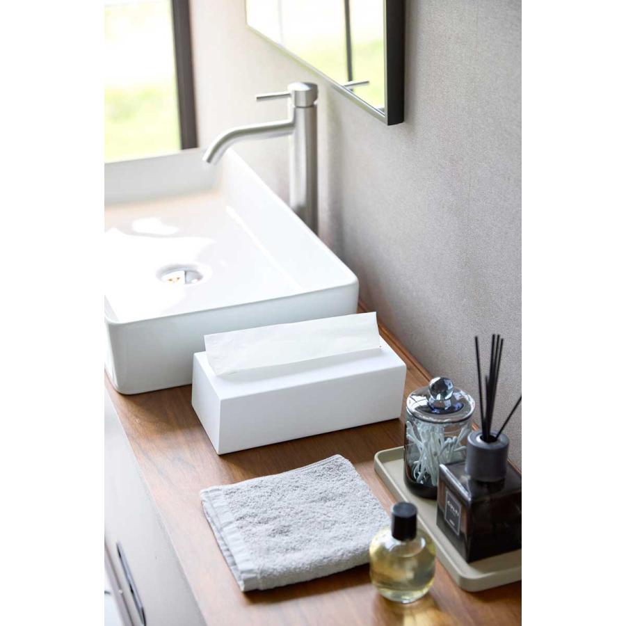 ティッシュケース tower タワー 縦型ティッシュスタンド スリム ペーパータオル対応 ティッシュカバー 山崎実業 正規品 1440 ホワイト | tower | 04