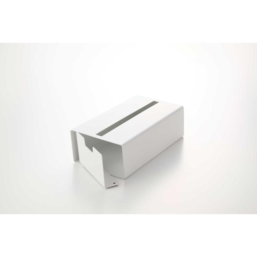 ティッシュケース tower タワー 縦型ティッシュスタンド スリム ペーパータオル対応 ティッシュカバー 山崎実業 正規品 1440 ホワイト | tower | 07