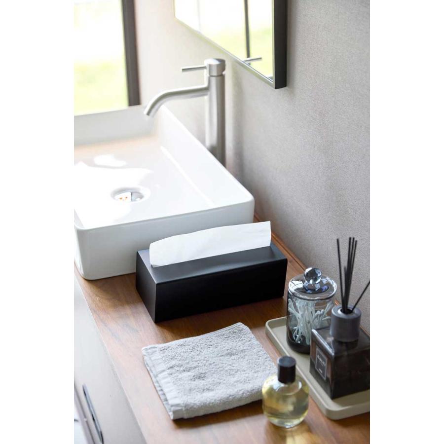 ティッシュケース tower タワー 縦型ティッシュスタンド スリム ペーパータオル対応 ティッシュカバー 山崎実業 正規品 1441 ブラック | tower | 04