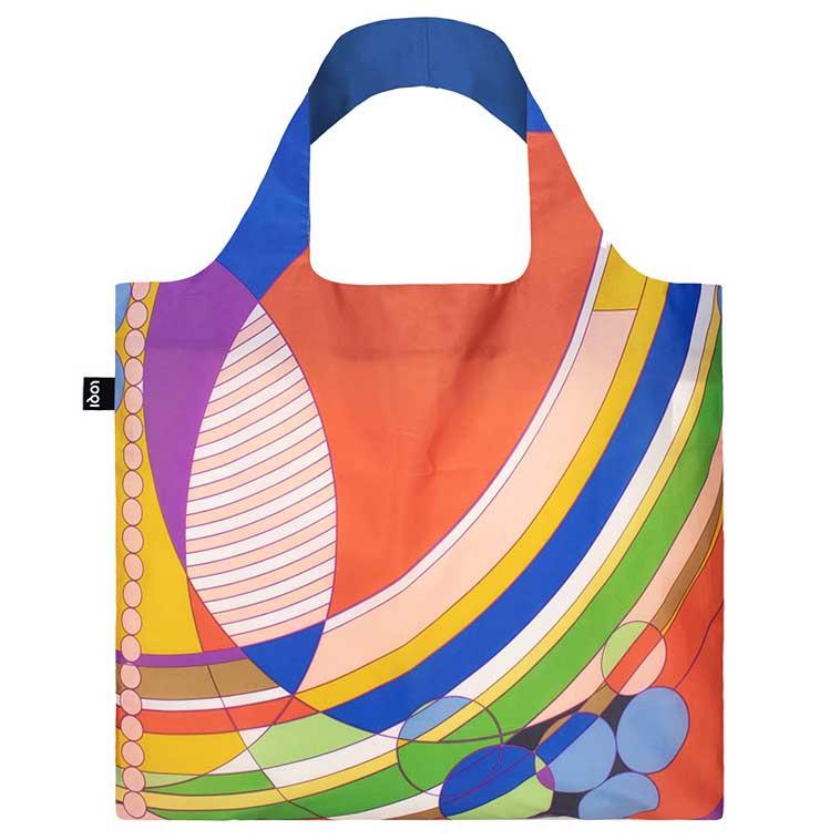 折りたたみトート エコバッグ LOQI 正規品 Recycled Bag 撥水加工 ローキー MUSEUM Collection フランク・ロイド・ライト マーチバルーンズ | LOQI