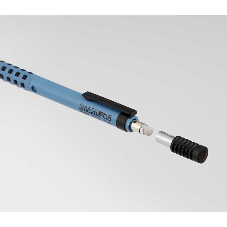 シャーペン ぺんてる スマッシュ オリジナルスマッシュ 製図用 限定カラー おしゃれ プロ仕様 シャープペン シャープペンシル Pentel モデレートブルー軸 | ぺんてる | 04