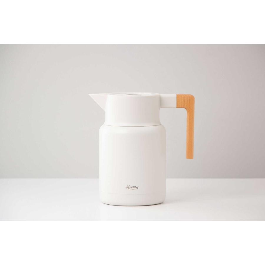 魔法瓶 Rivers リバーズ サーモジャグ キート 1200ml サーモジャグ 保温 保冷 キャンプ用品 ポット 正規品 オフホワイト |  | 01