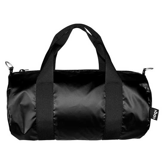 ショルダーバッグ LOQI 正規品 Mini Weekender 2way ドラムバッグ 小さめ ボストンバッグ ローキー メタリック マットブラック | LOQI