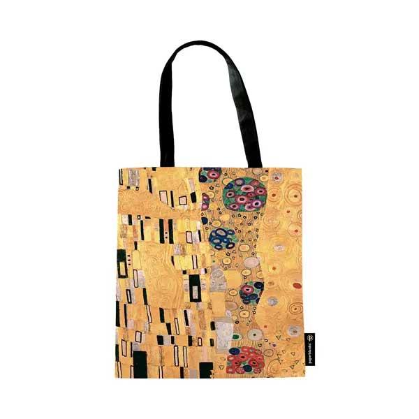 トートバッグ paperblanks ペーパーブランクス コットントートバッグ イギリス 大容量 大きめ 絵画 トート バッグ 正規品 グスタフ・クリムト / 接吻 | paperblanks | 02