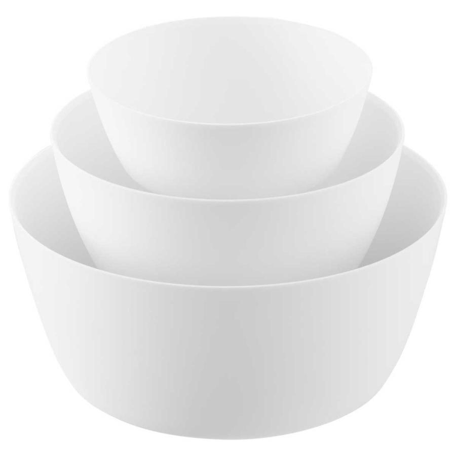 レンジボウル tower タワー 傾けて混ぜやすい調理ボウル 3点セット 電子レンジ対応 電子レンジ対応ボウル 料理ボウル 山崎実業 正規品 1391 ホワイト | tower | 01