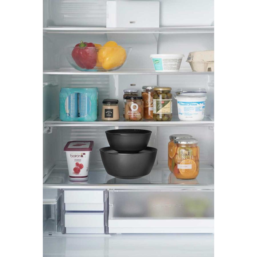 レンジボウル tower タワー 傾けて混ぜやすい調理ボウル 5点セット 電子レンジ対応 電子レンジ対応ボウル 料理ボウル 山崎実業 正規品 1394 ブラック | tower | 05